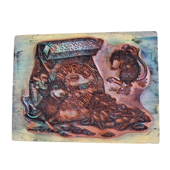 Vintage 1998 Stampa Rosa Santa Rosa House Mouse Java Jumpers Monica and friend - Picture 2 of 3